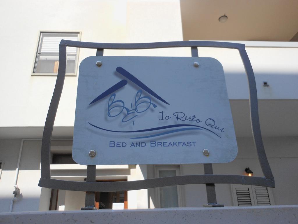Io Resto Qui Bed and Breakfast Monopoli Exterior foto